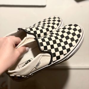 Vans Off the Wall Checkerboard Slip Ons